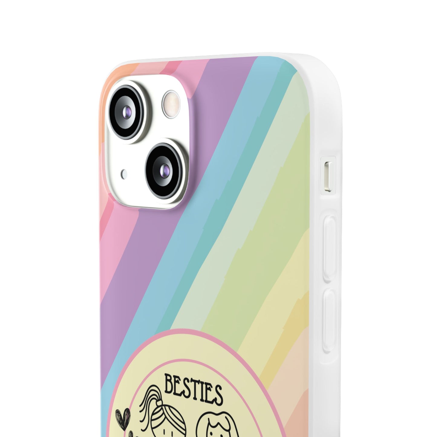 Phone Cases - Pastels Besties Ride or Die | "I'd Cut a Bitch for You"