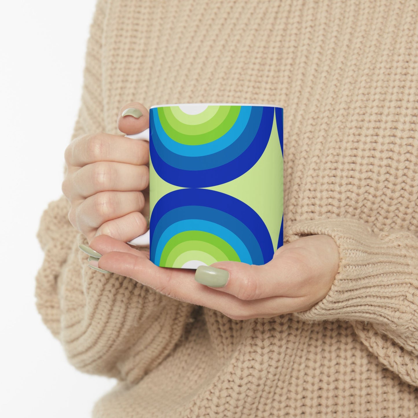 Geo Art Mug – Bold Color, Daily Joy