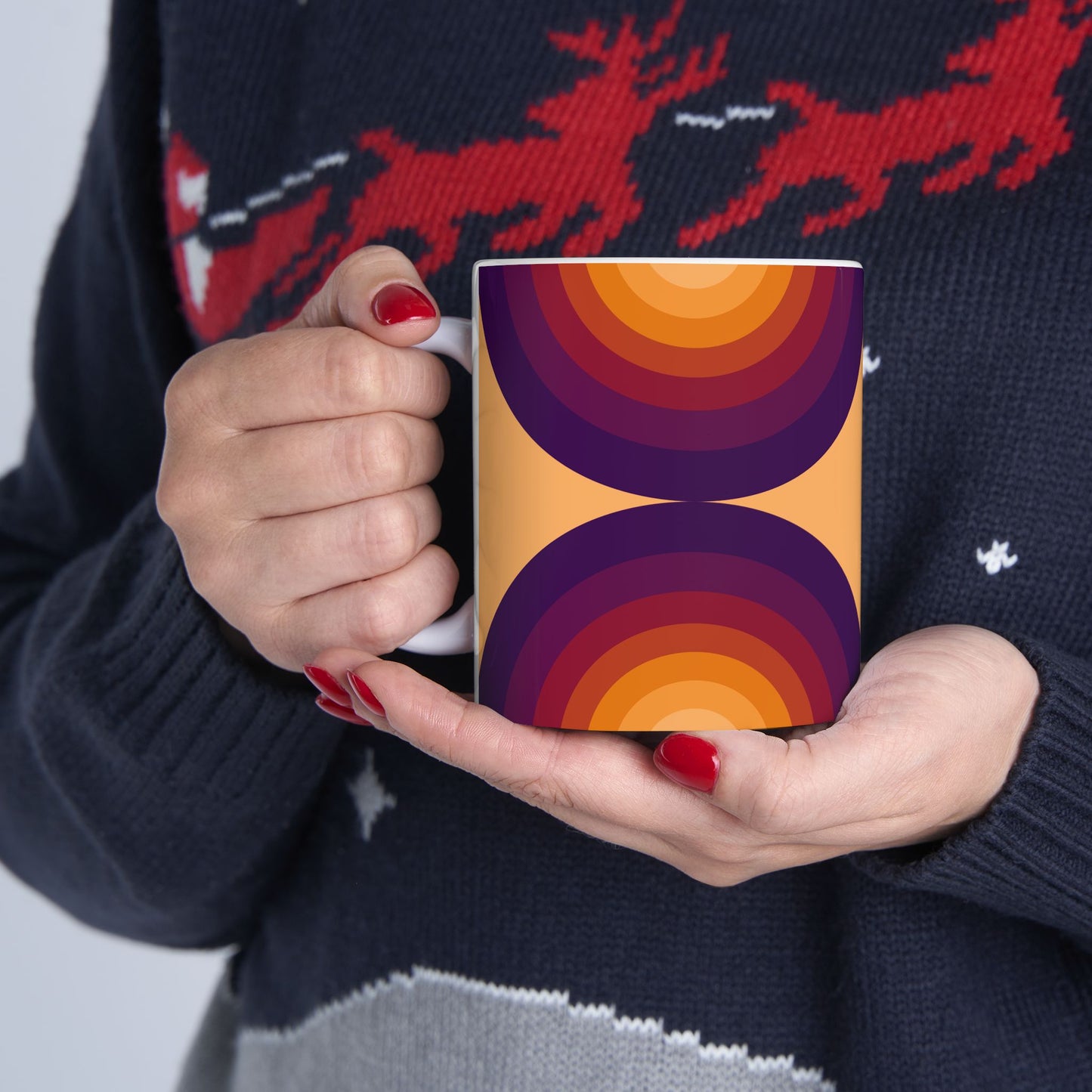 Geo Art Mug – Bold Color, Daily Joy