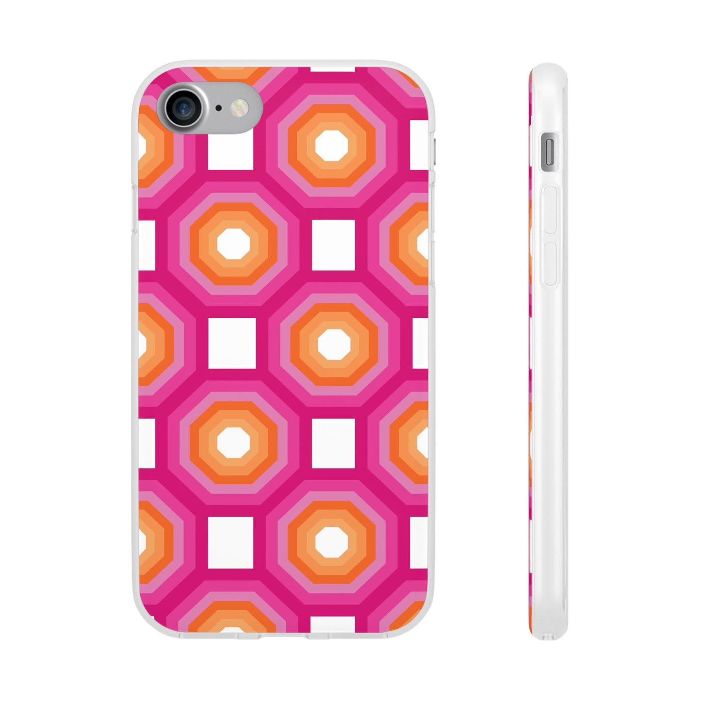 Stylish Geometric Phone Case, Flexible Phone Cover, Unique Modern Design, Perfect Gift, Trendy Accessory, Eco-Friendly Case