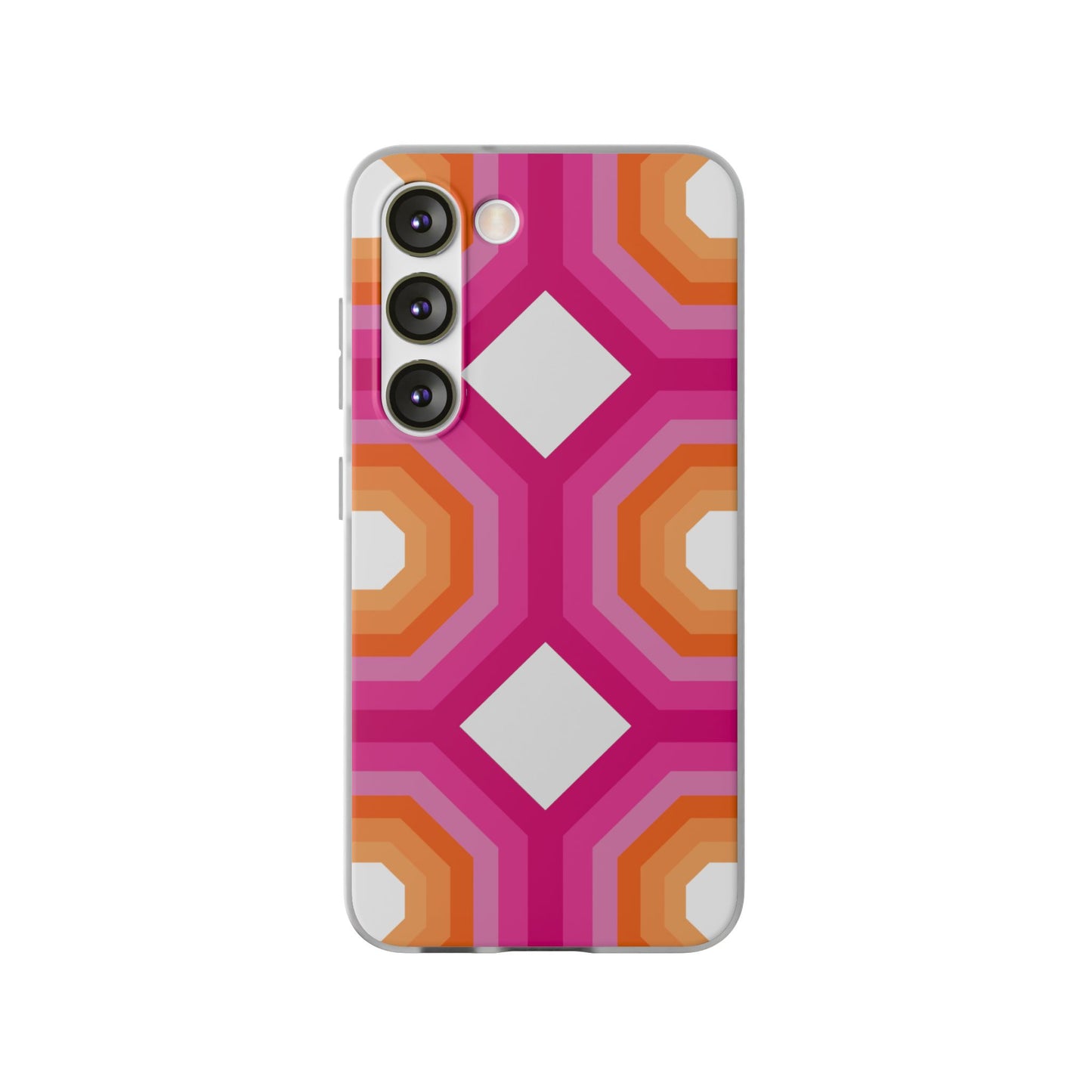 Stylish Geometric Phone Case, Flexible Phone Cover, Unique Modern Design, Perfect Gift, Trendy Accessory, Eco-Friendly Case