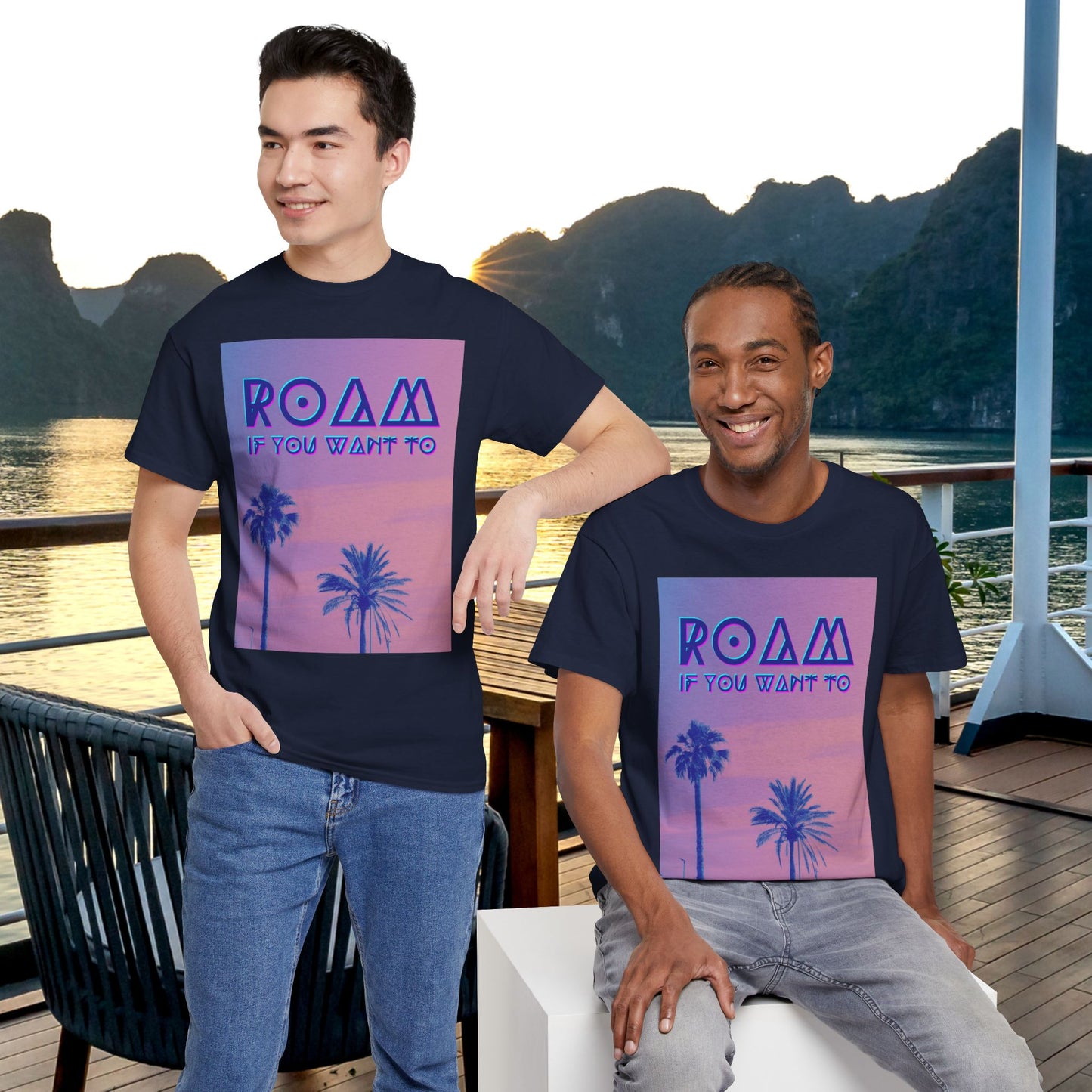 Roam If You Want To Unisex Tee, Travel Lover T-shirt Adventure Shirt, Wanderlust