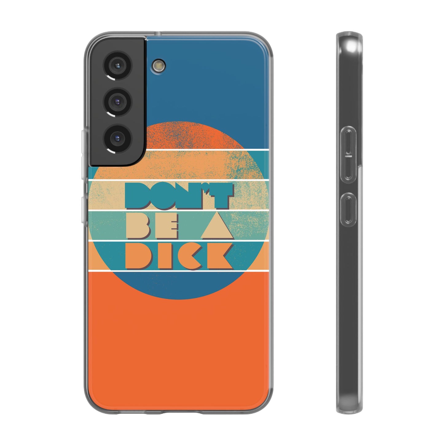 Phone Case - 'Don't Be a Dick' Retro 70s style
