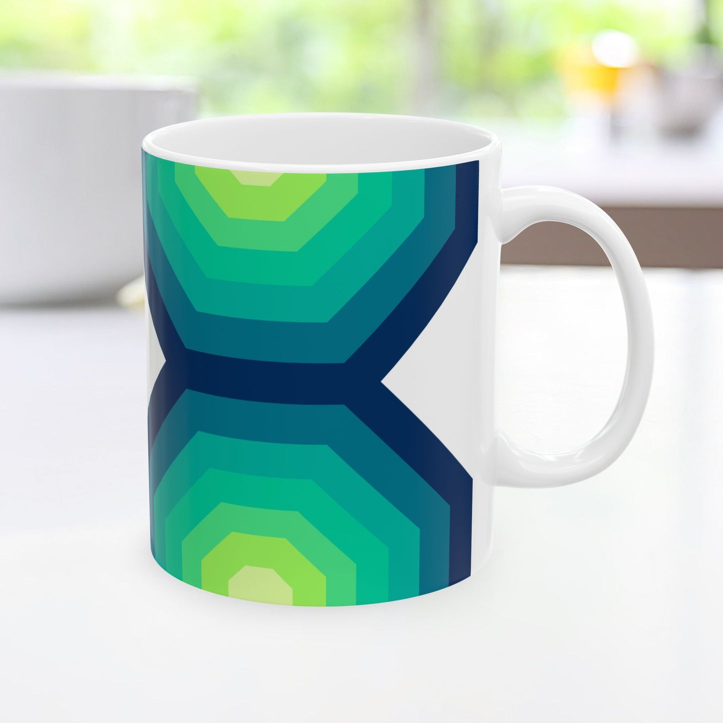 Geo Art Mug – Bold Color, Daily Joy