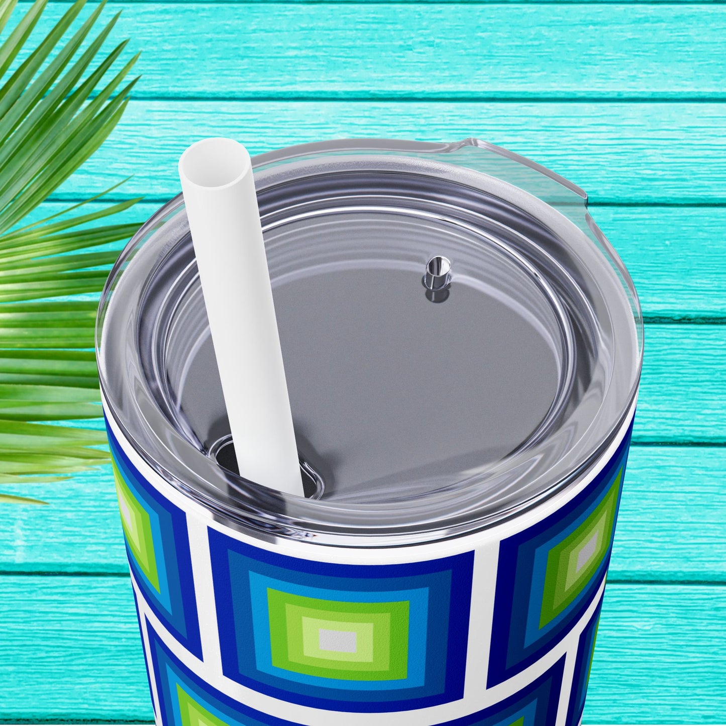 Vibrant. Versatile. Totally Sippable. – 20 oz Skinny Travel Tumbler with Straw