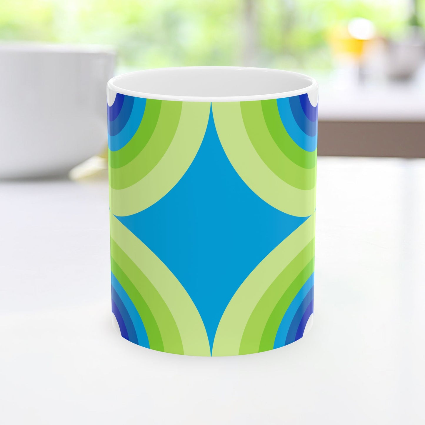 Geo Art Mug – Bold Color, Daily Joy