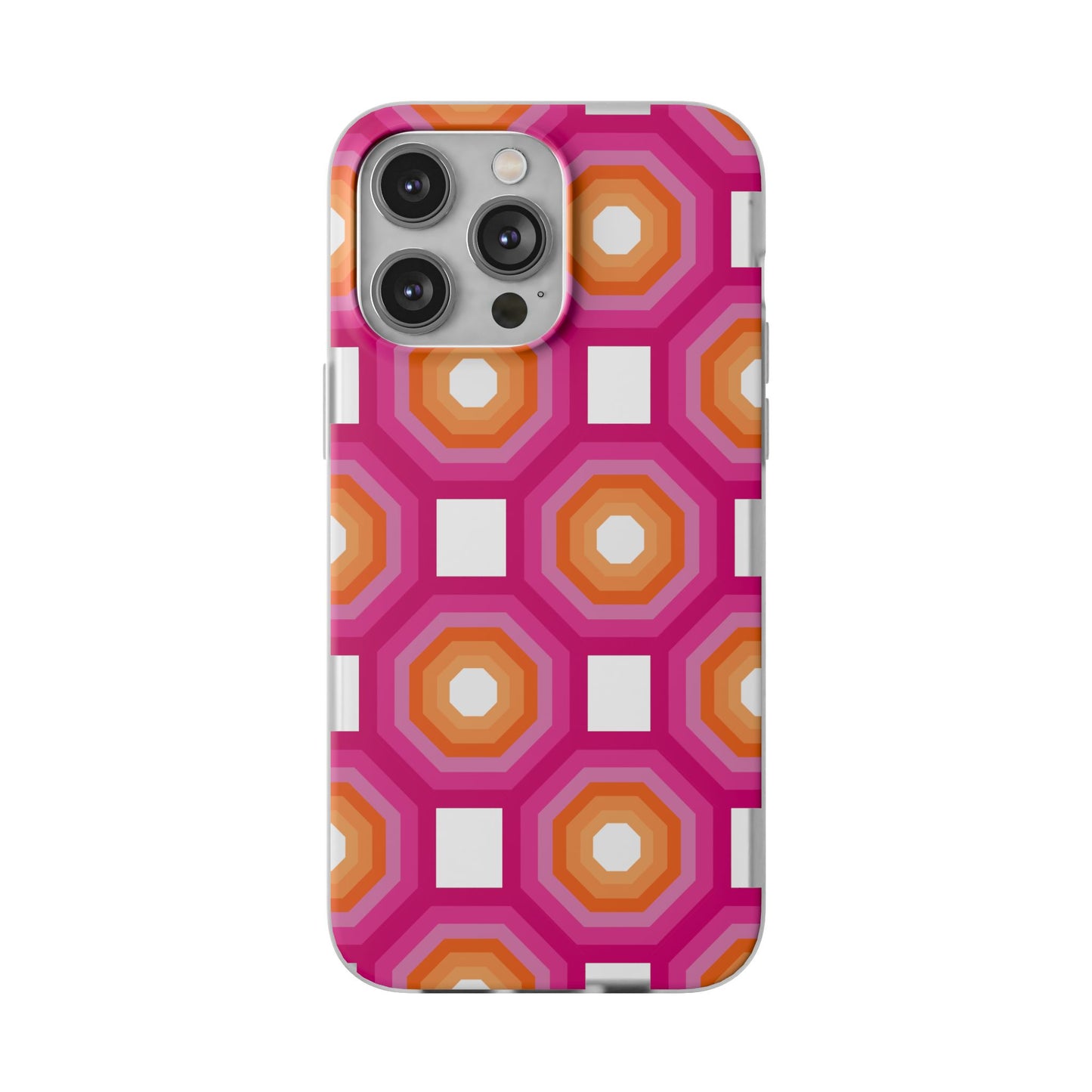 Stylish Geometric Phone Case, Flexible Phone Cover, Unique Modern Design, Perfect Gift, Trendy Accessory, Eco-Friendly Case