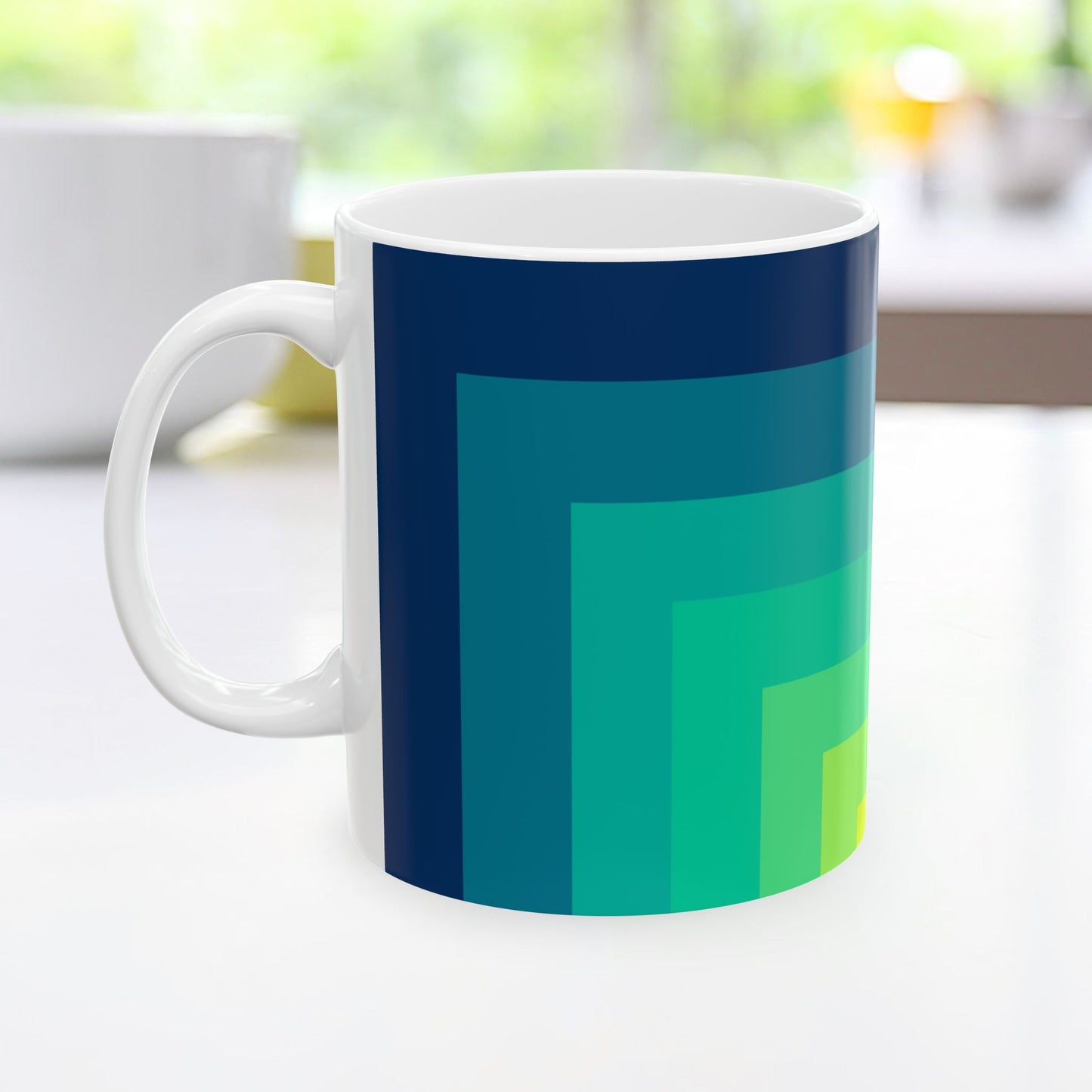 Geo Art Mug – Bold Color, Daily Joy